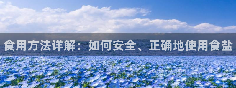 威九国际第一页：食用方法详解：如何安全、正确地使用食盐