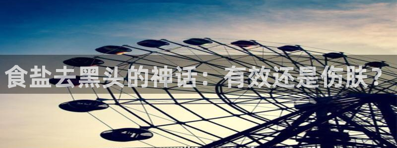威九国际软件：食盐去黑头的神话：有效还是伤肤？